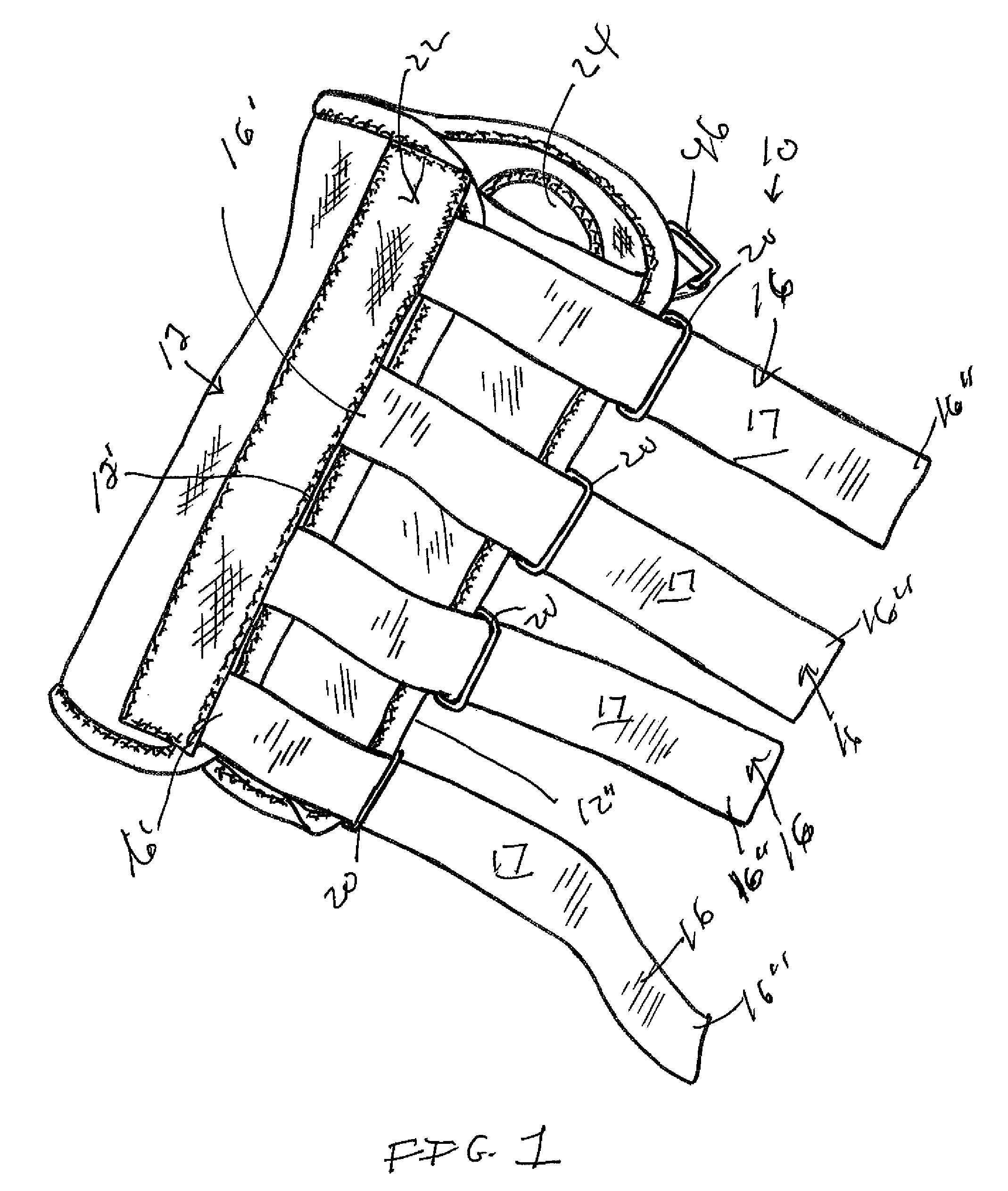 Digit-supporting therapeutic device for the hand