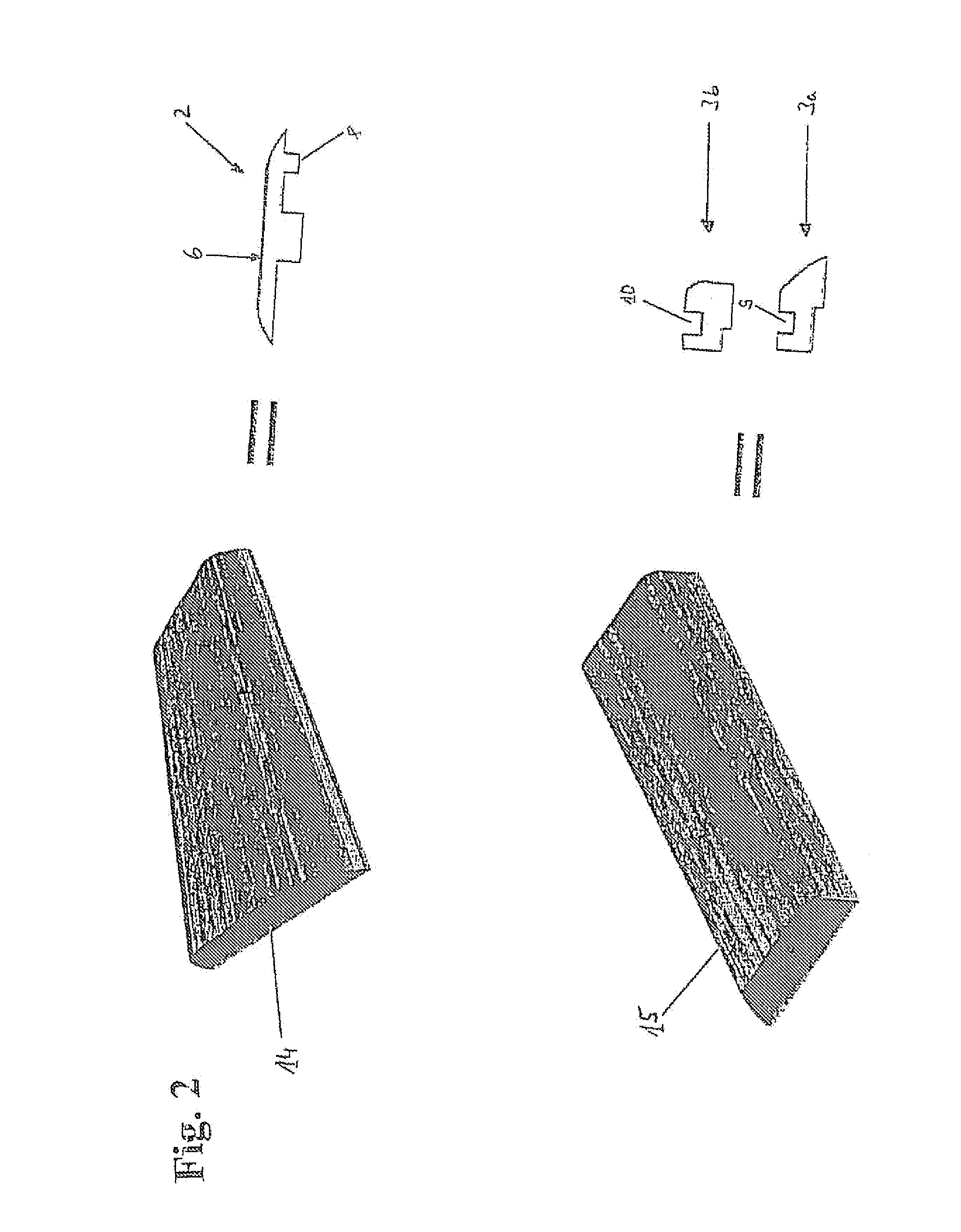 Joint cover assembly and kit comprising this joint cover assembly as well as installation method thereof