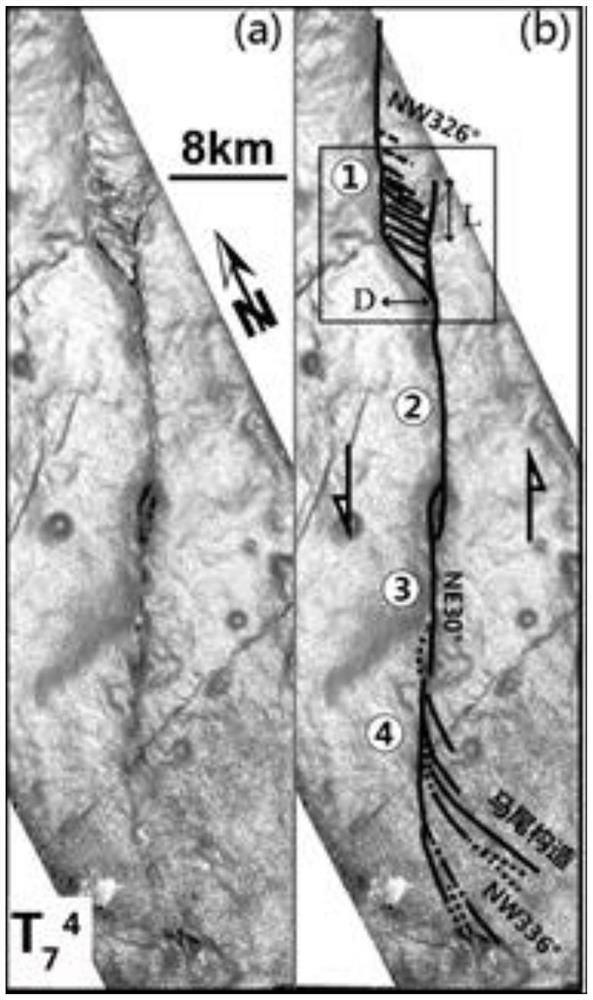 Method for identifying maximum paleo-stress direction in strike-slip fracture development period