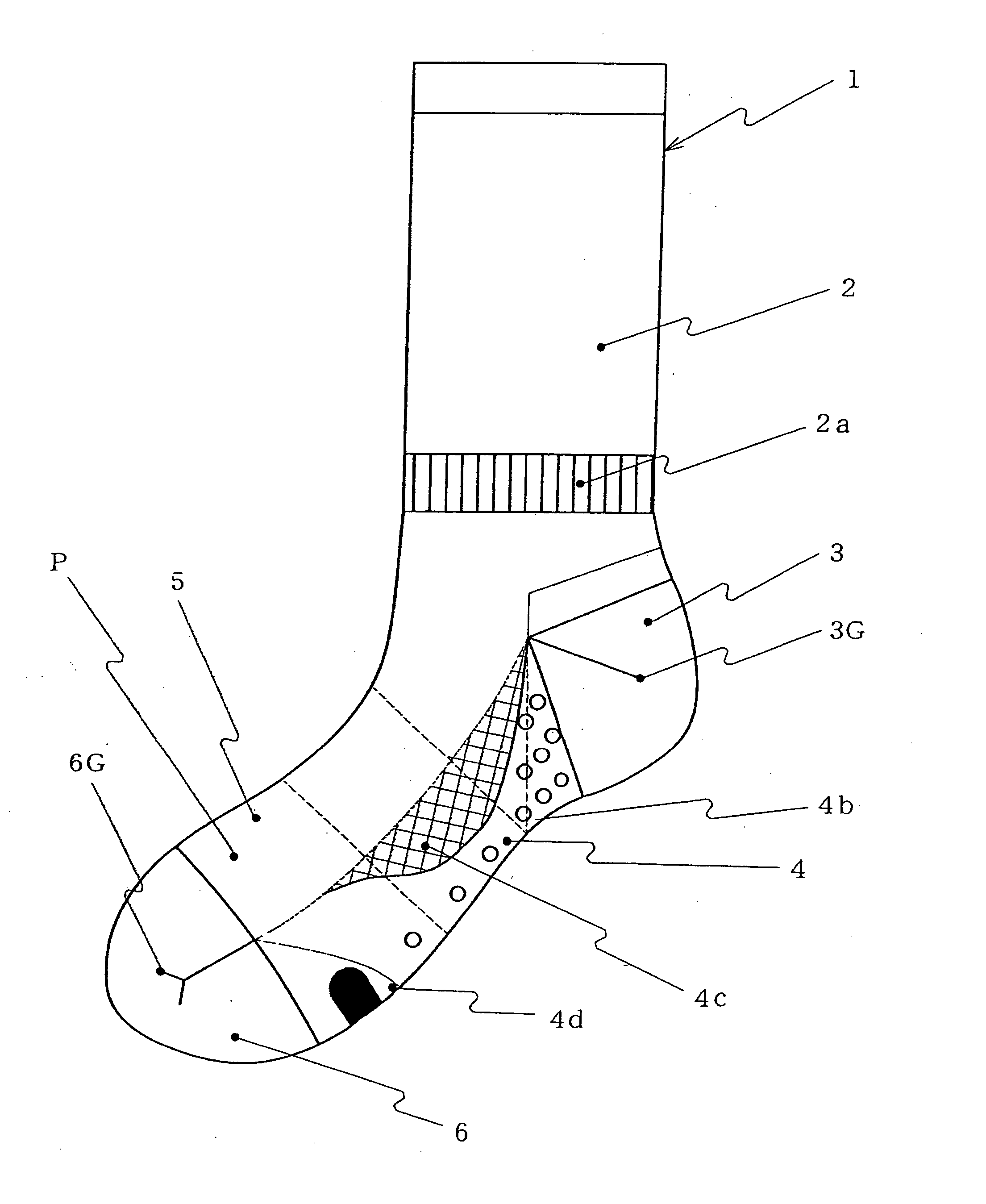 Socks of Multi-Stage Pile Structure