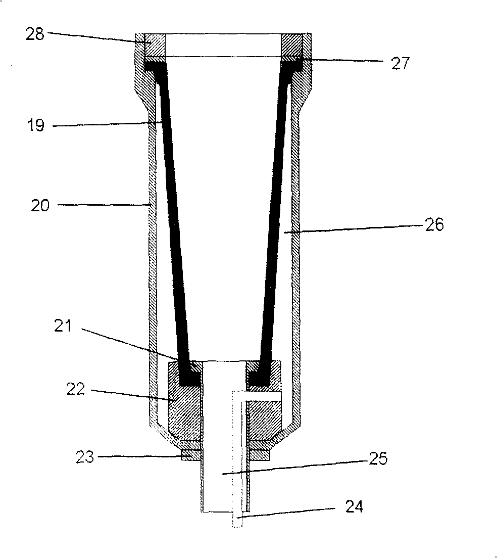 Water pressure fastening connecting type water supply automatic control system for passenger train