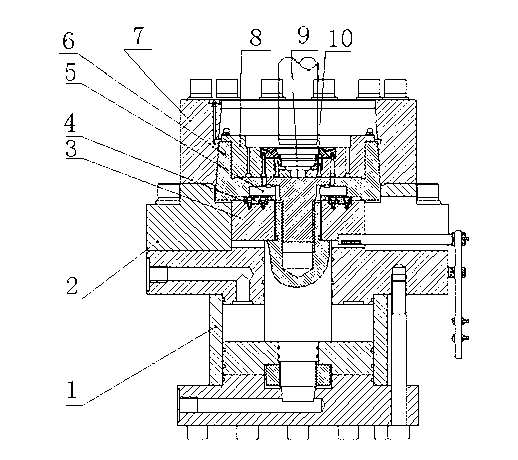 Automatic necking and sizing device for tube end