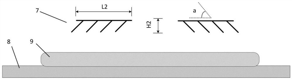 A dry adhesion mechanism based on motion peeling and its realization method