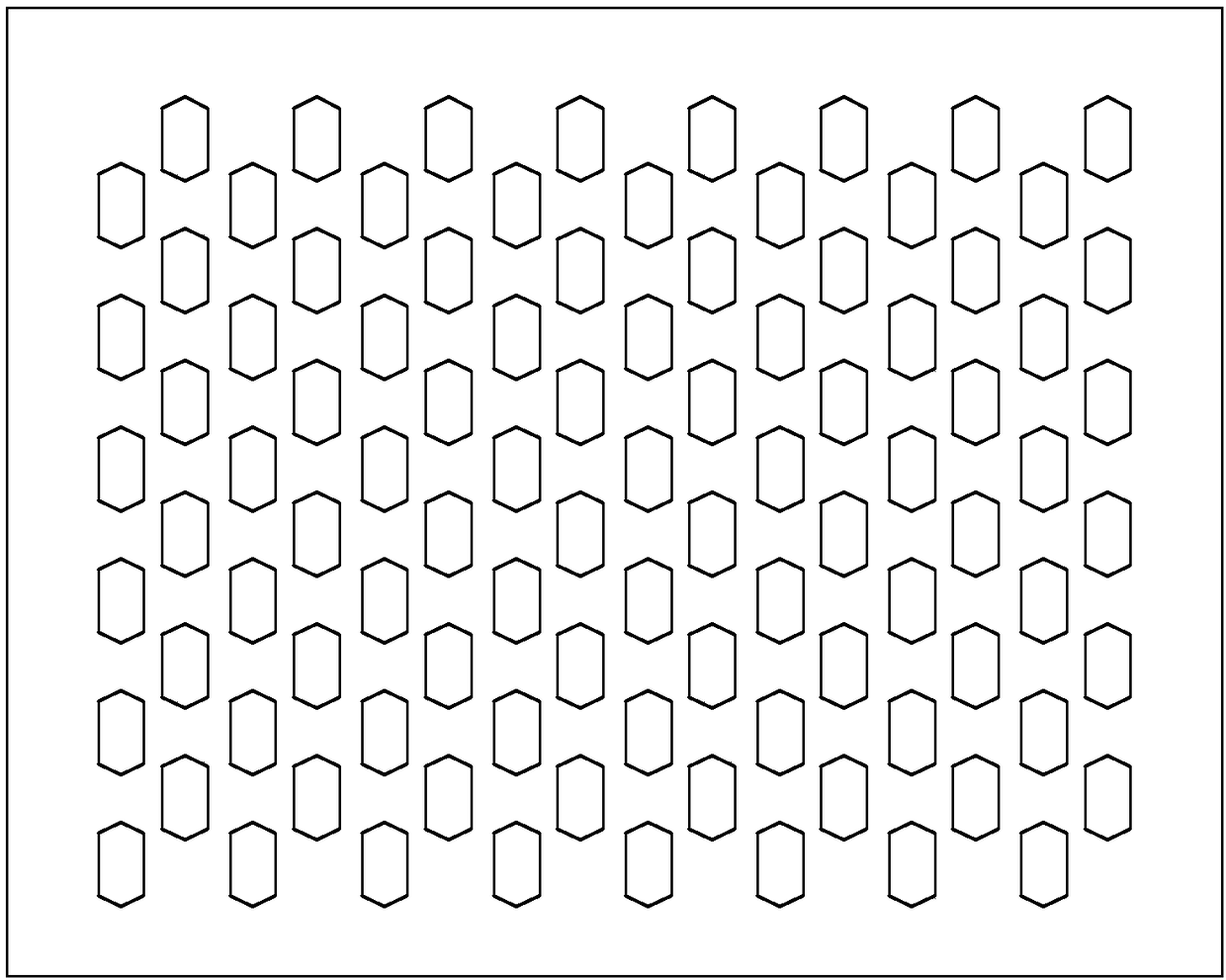 A method and apparatus for simulating a metal mask