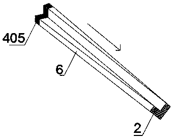 Chipping arranging and pasting device and method