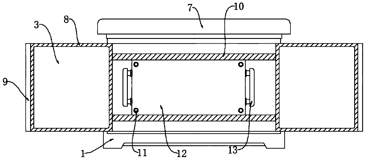 Storage cabinet for electric equipment