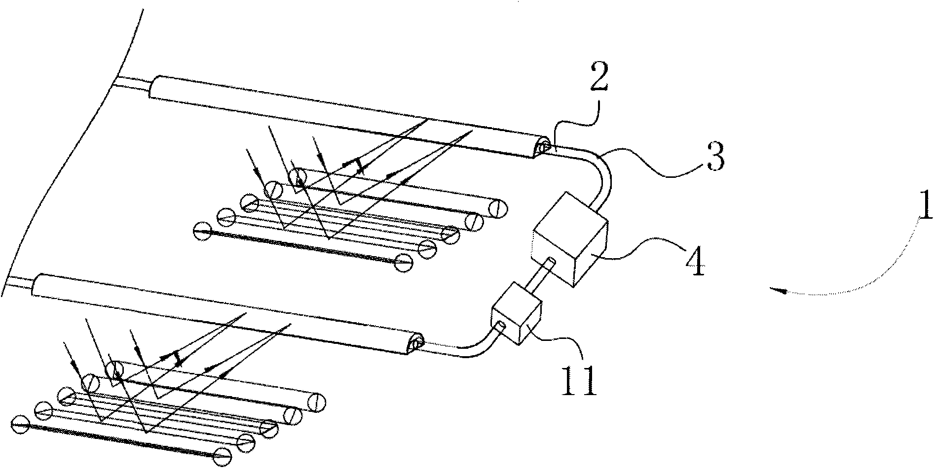 Solar heat transfer unit