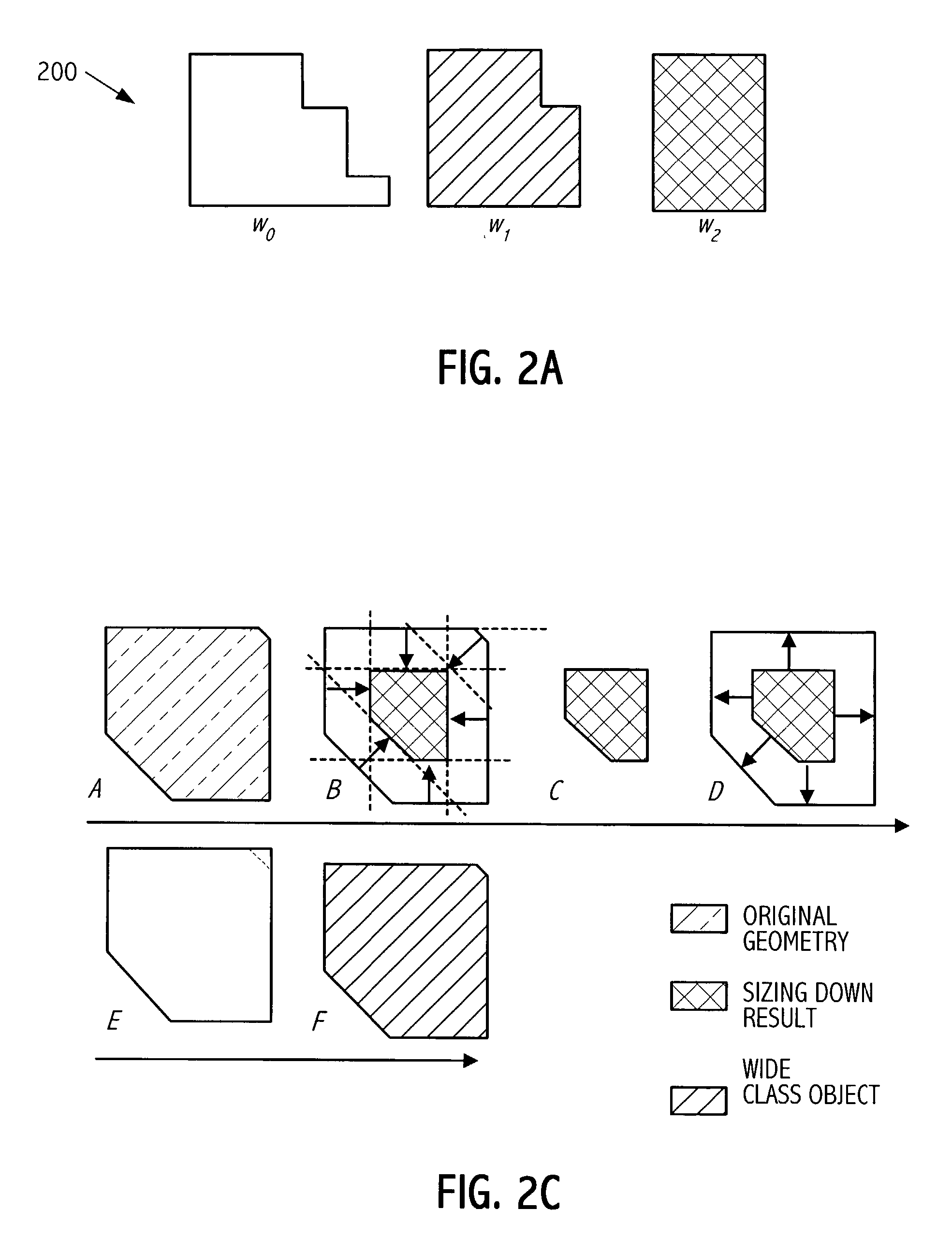 Correction of width violations of dummy geometries