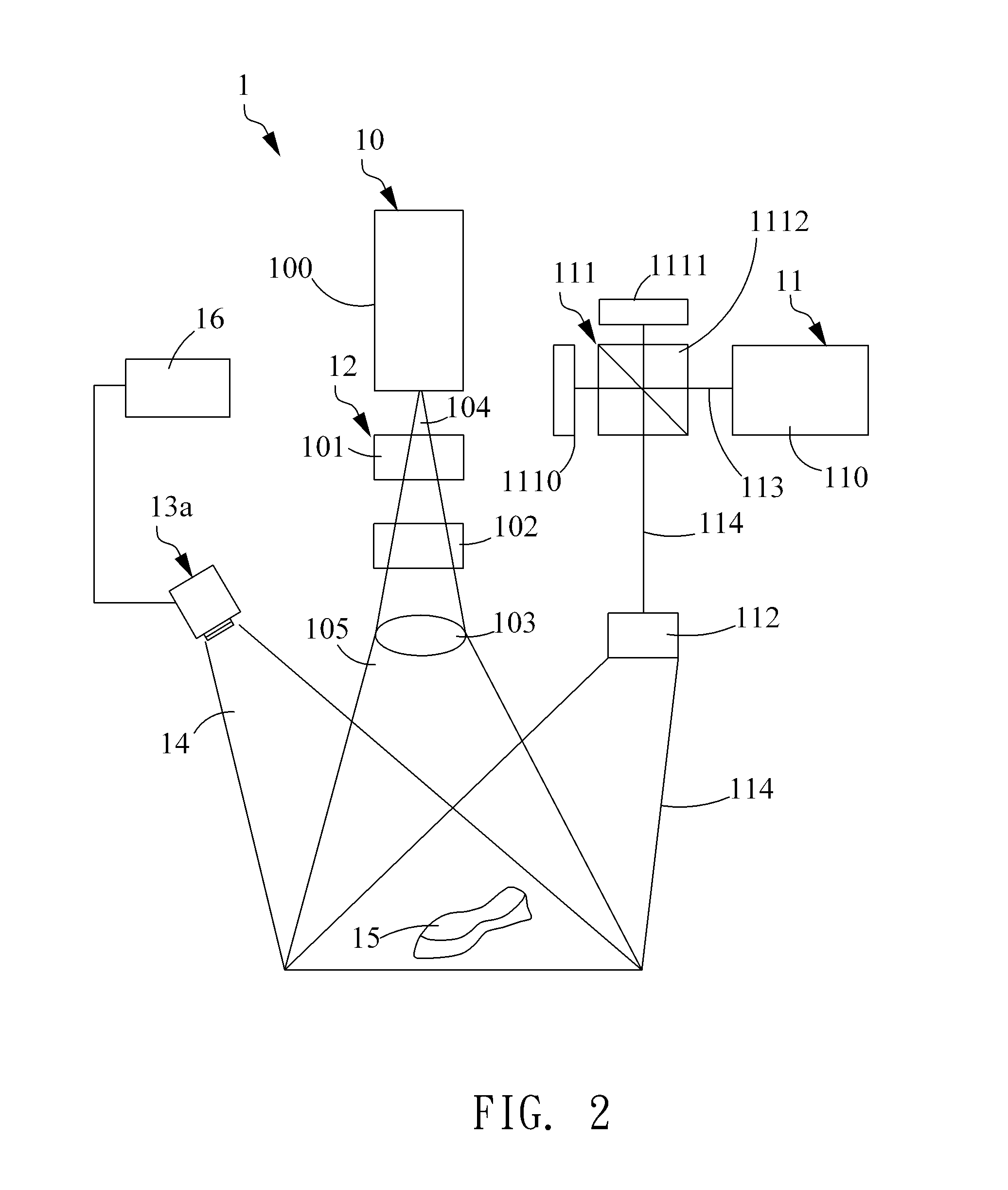 Measuring apparatus for three-dimensional profilometry and method thereof