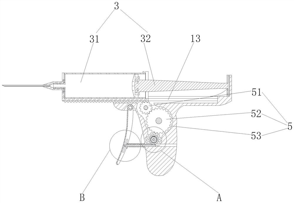 Injection device for face lifting and repairing based on Anti-G repair and use method of injection device