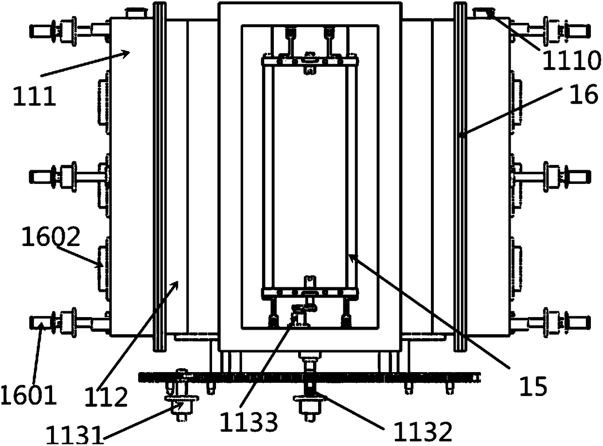 Parallel circumferential direction continuous type plasma coating device