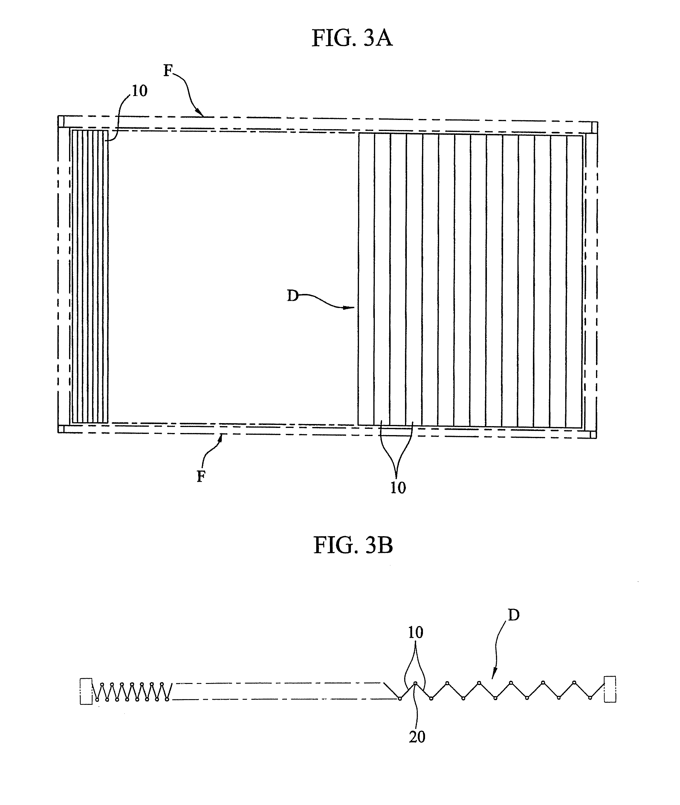 Half spread folding door