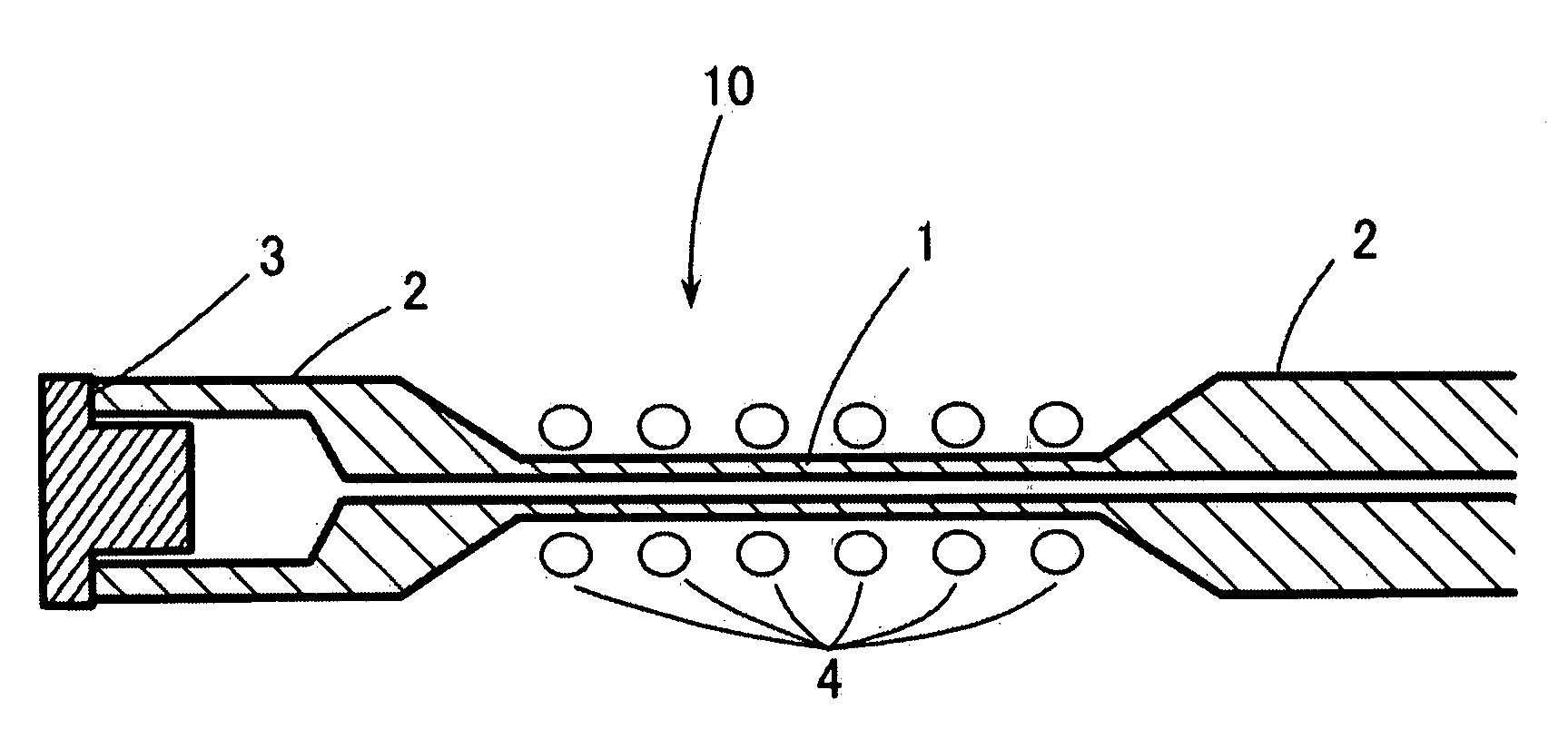 Sample Tube for Solid-State Nuclear Magnetic Resonance Apparatus Magic Angle High-Speed Rotation Method and Method for Measuring Nuclear Magnetic Resonance Absorption Spectrum Employing It