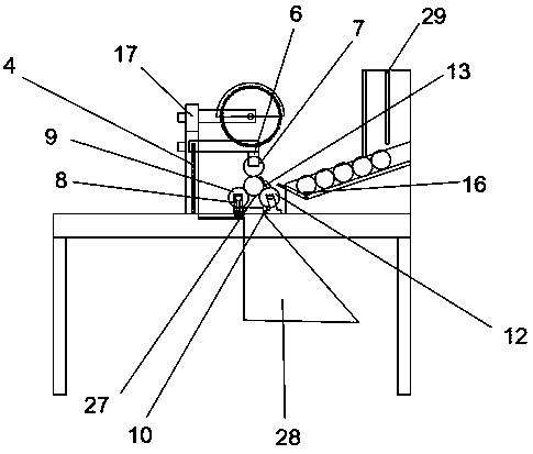 Automatic feeding, pressing and cutting machine