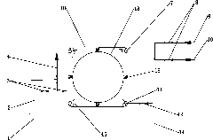 Industrialized vacuum feeding device for tobacco raw material