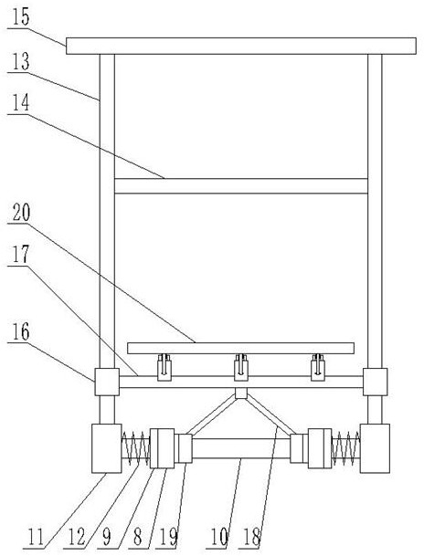 Monorail travelling crane transportation device