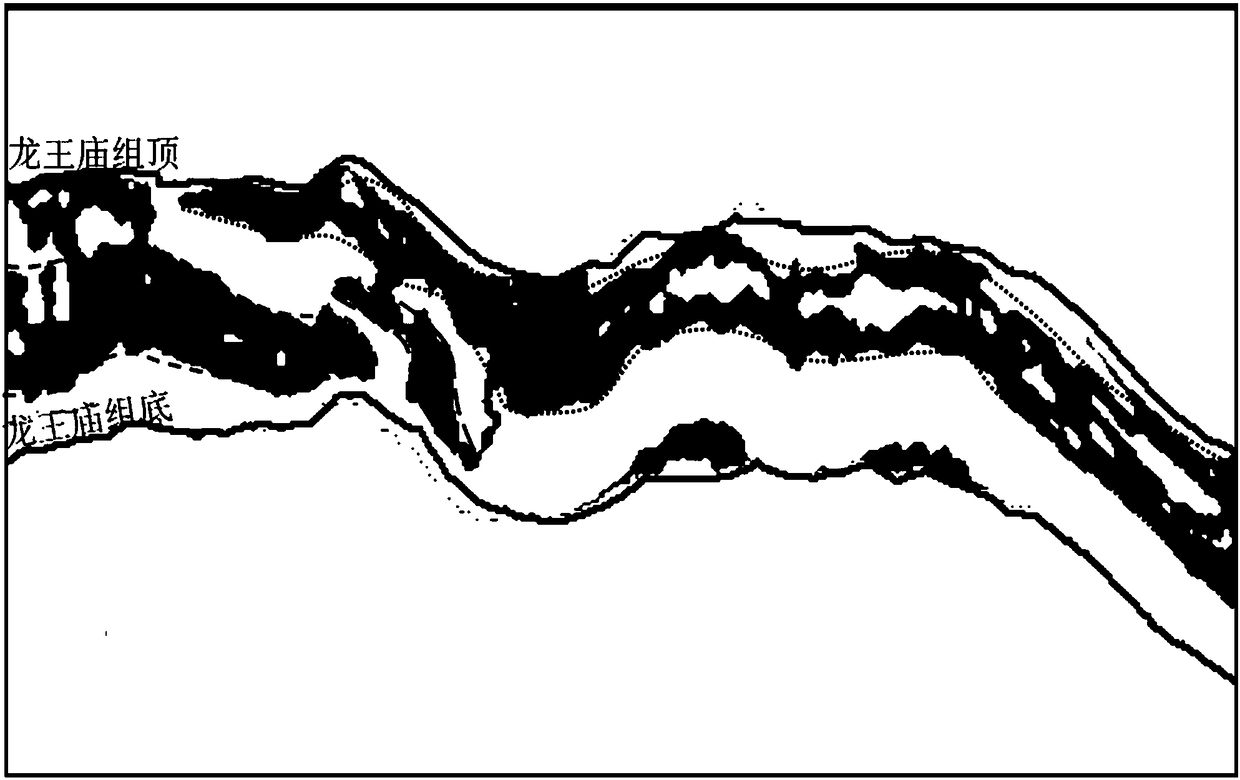 Waveform indication inversion based beach body prediction method