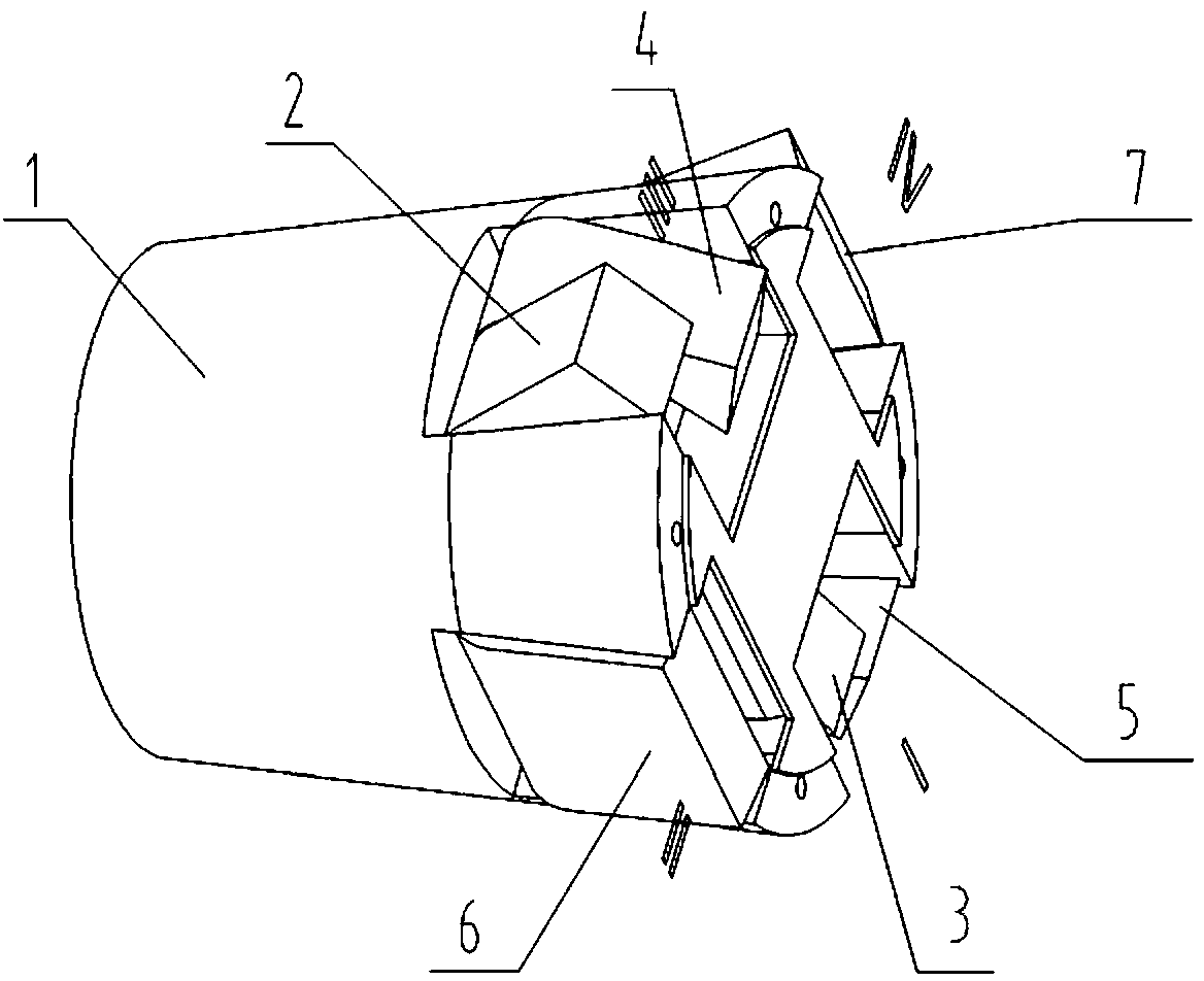 Novel differential FLAP rudder control cabinet structure