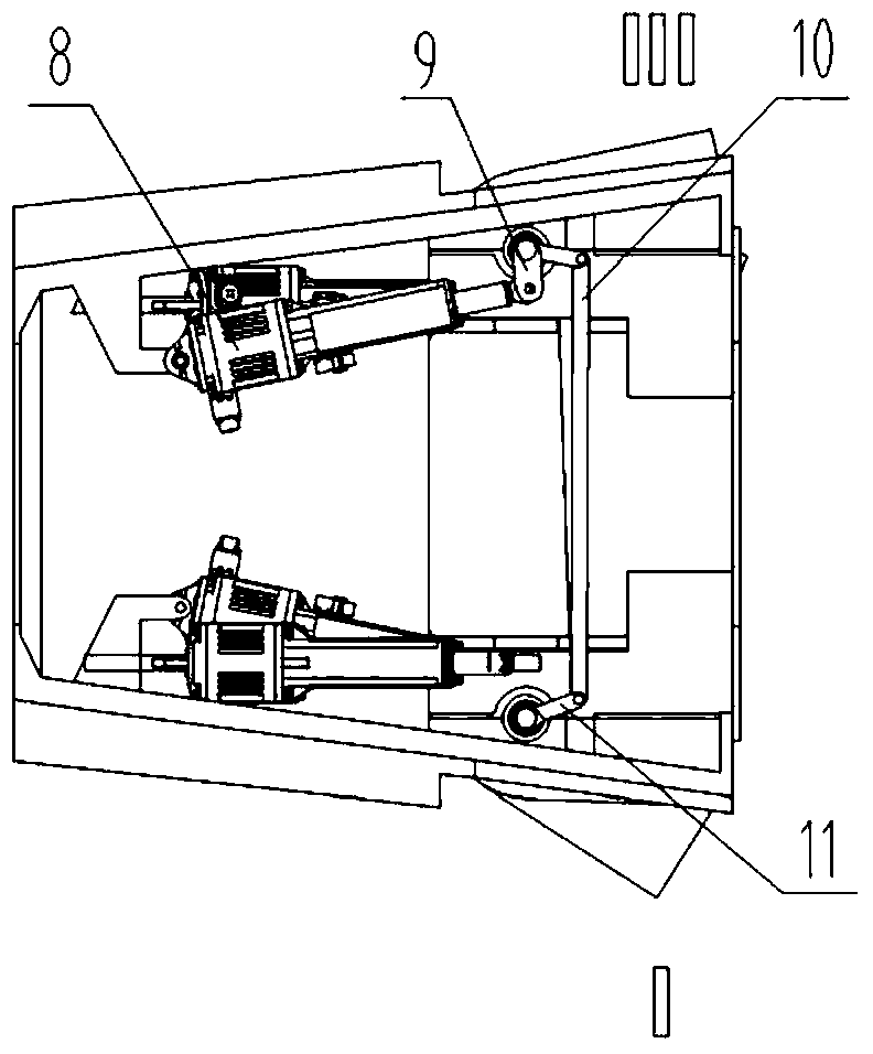 Novel differential FLAP rudder control cabinet structure