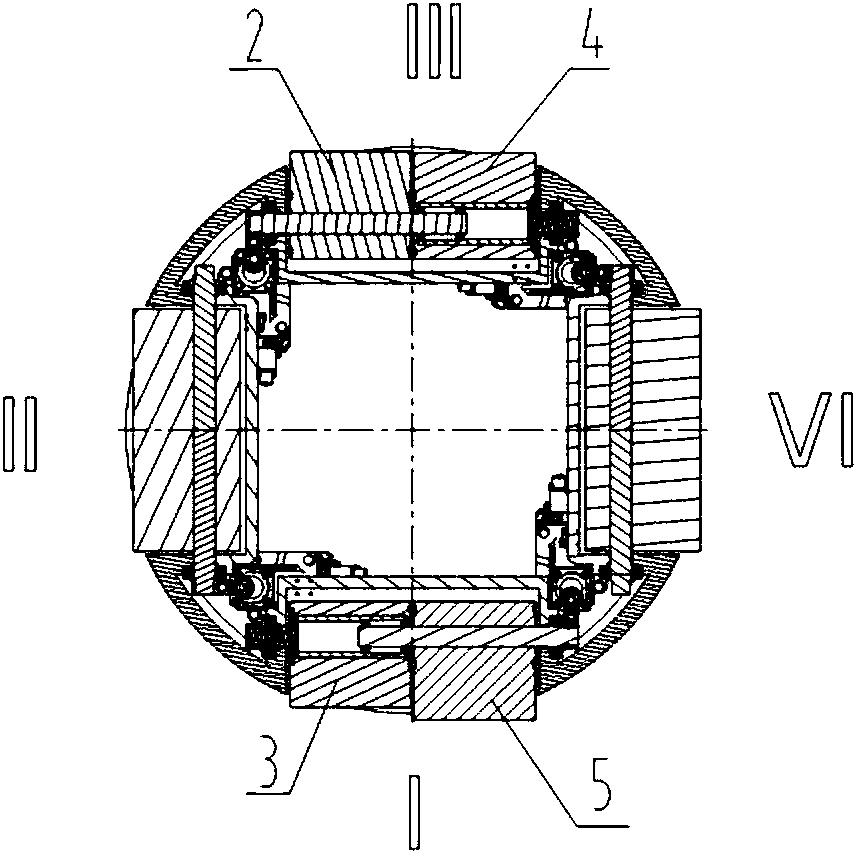 Novel differential FLAP rudder control cabinet structure