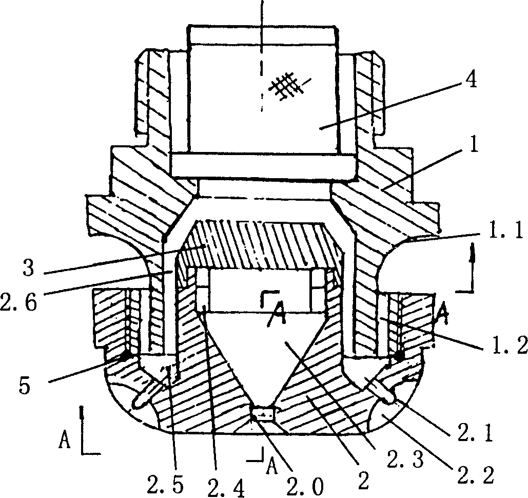 Medium and low perssure fine water mist spray nozzle having porous liquid film jet mist throwing disk