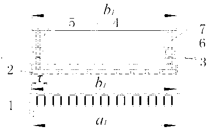 Permanent magnetic straight line synchronous motor capable of turning, curve system and rail car