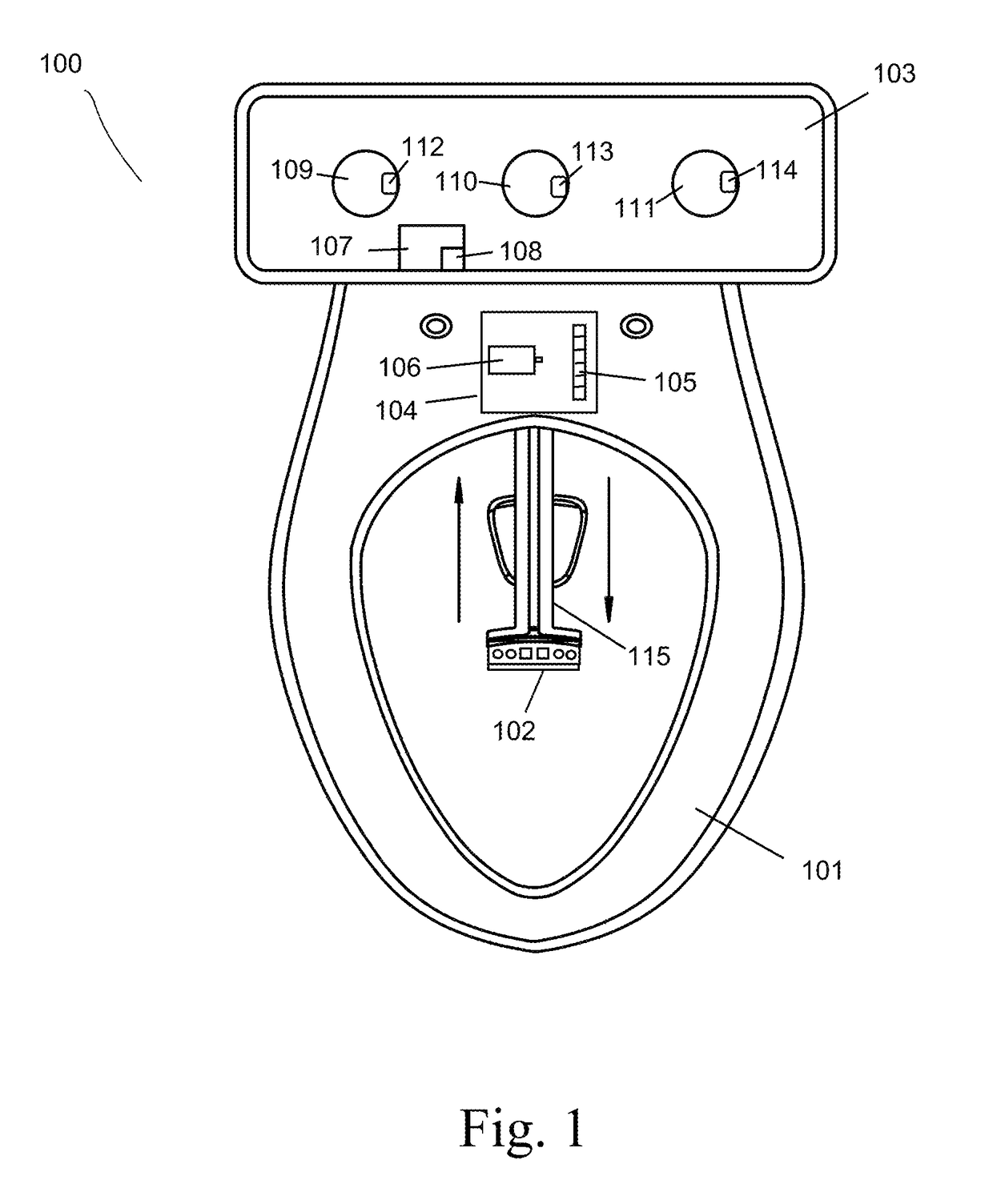 Intelligent dispensing toilet bidet system