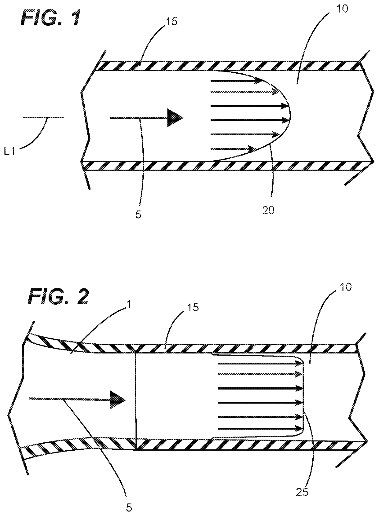 Clamshell material flow amplifier