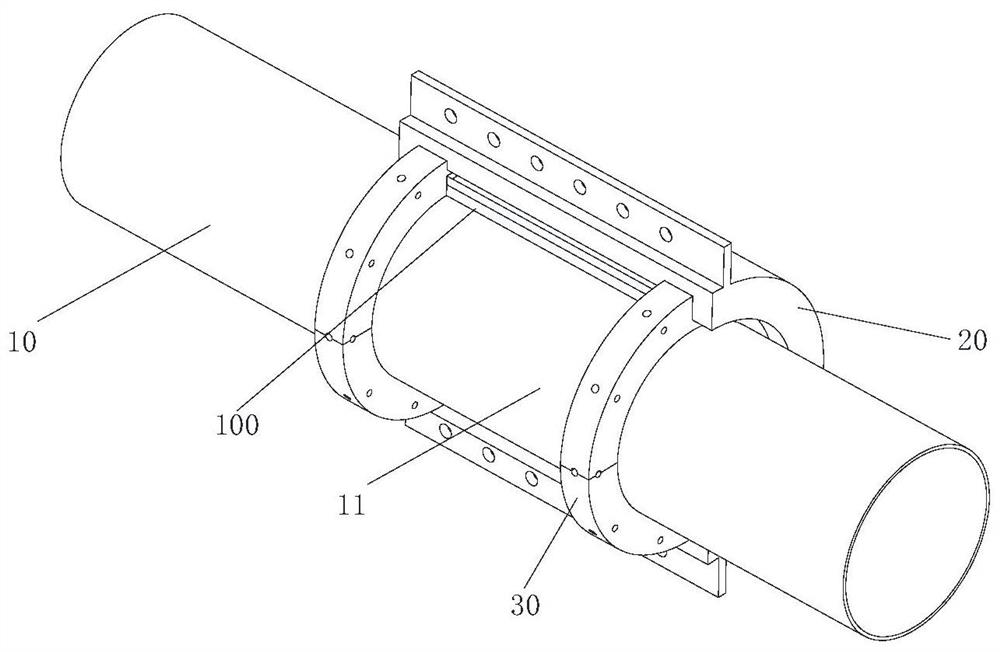 Variable-diameter pipeline sealing fixture and pipeline maintenance method