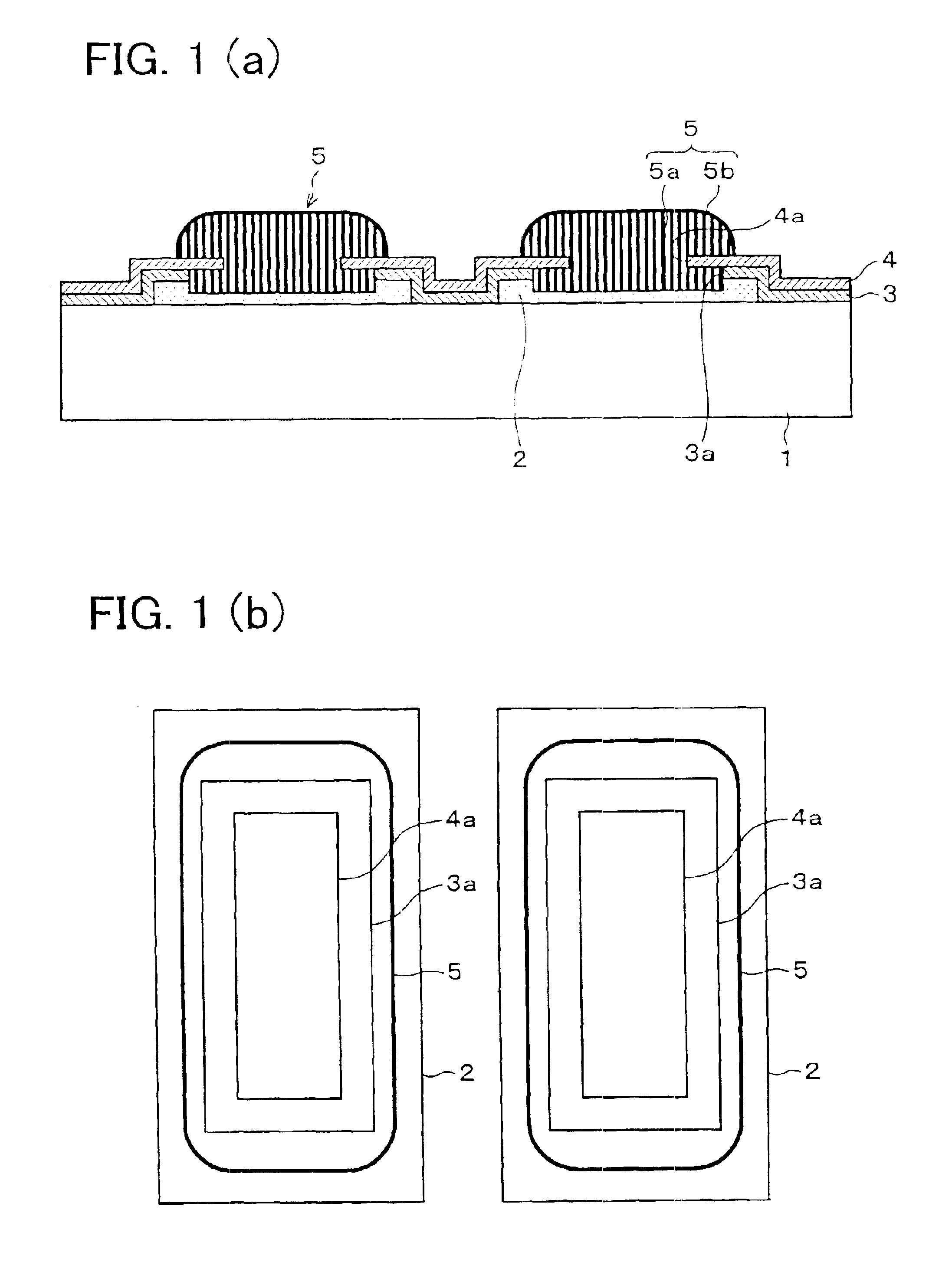 Connection terminal and a semiconductor device including at least one connection terminal