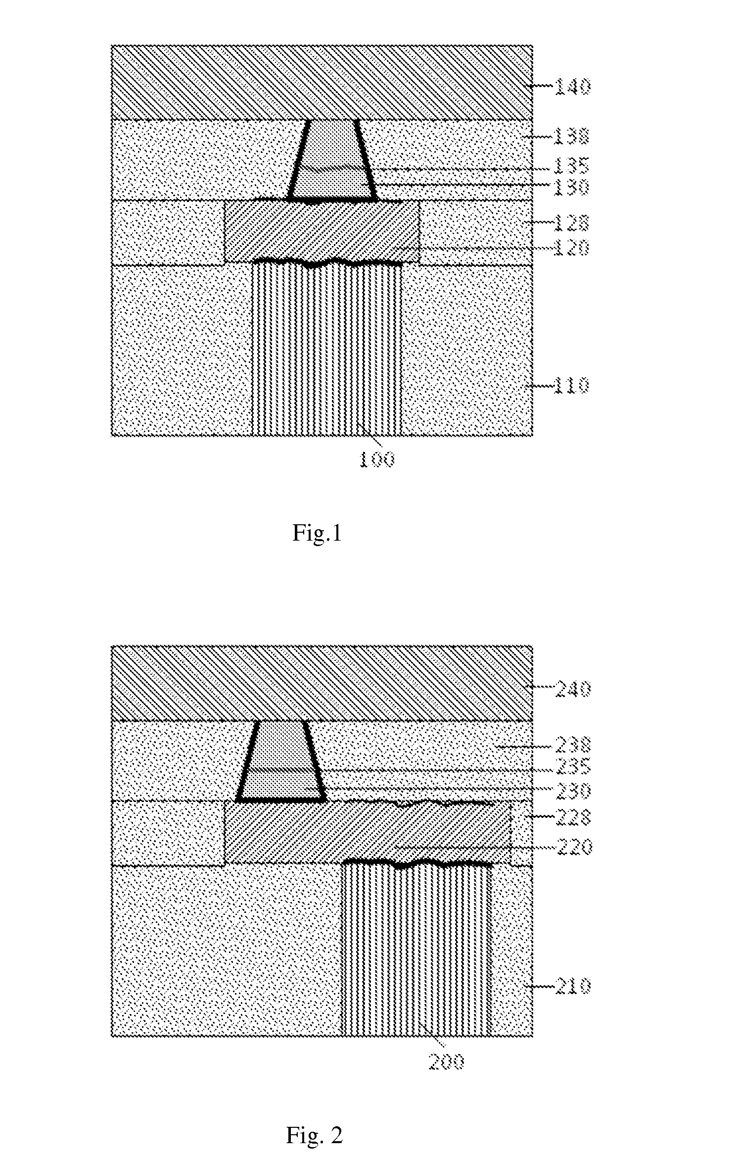 Method for makinga magnetic random access memory element with small dimension and high qulity