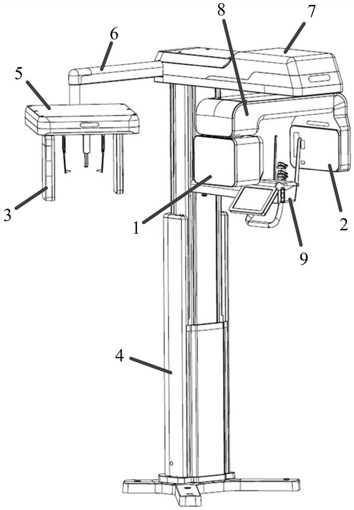 Method and equipment for measuring bone mineral density through oral cavity cone beam CT