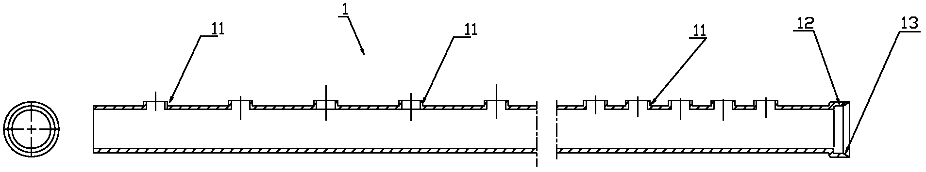 Gas collecting tube assembly, combination method thereof and air conditioning system