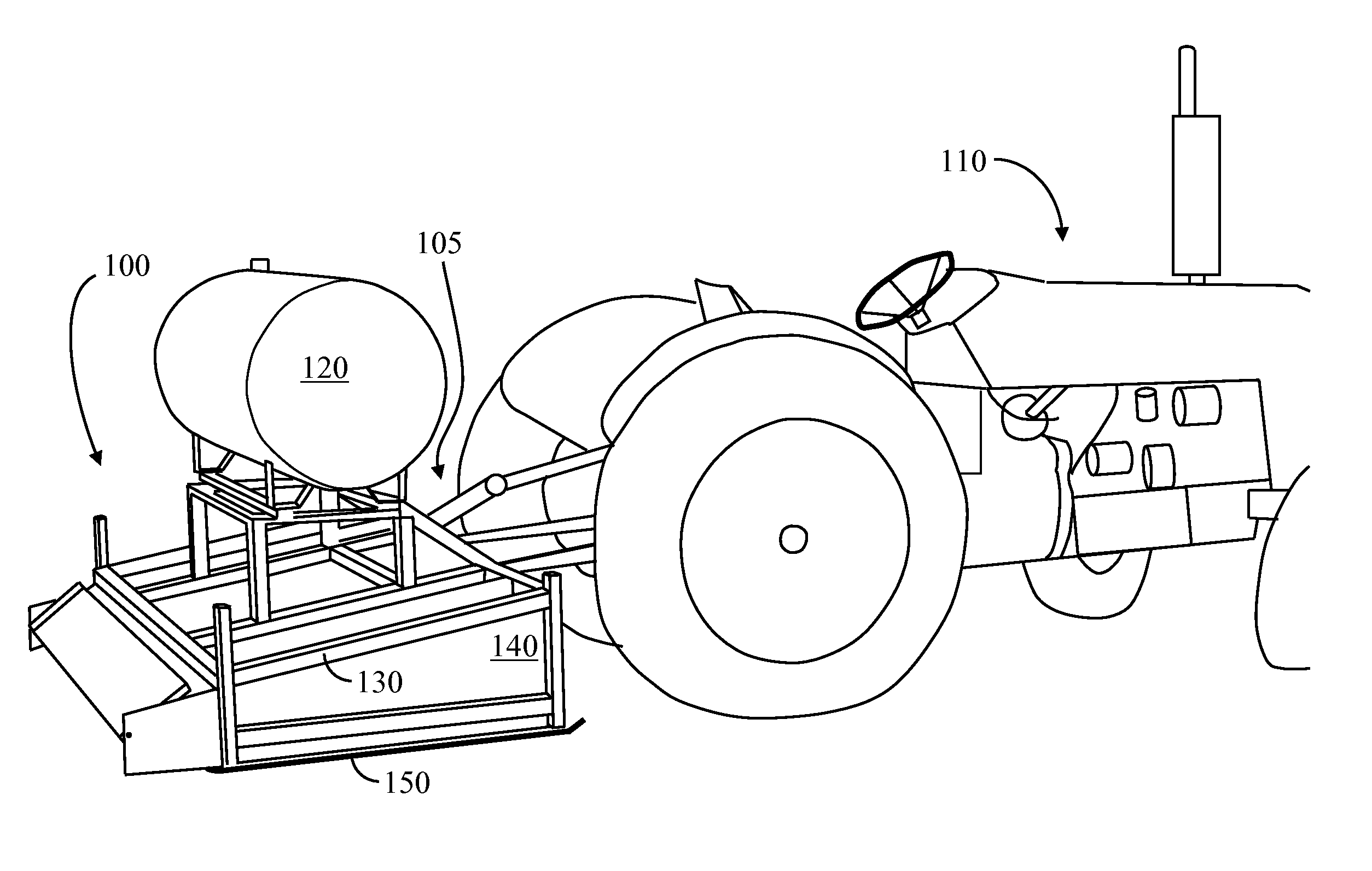 Apparatus for flamer fuel pressure control