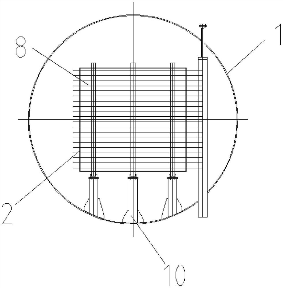 Waste heat recovery boiler suitable for maleic anhydride device