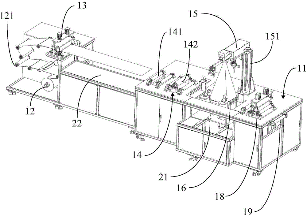 Laser cutter and flexible material roll cutting method