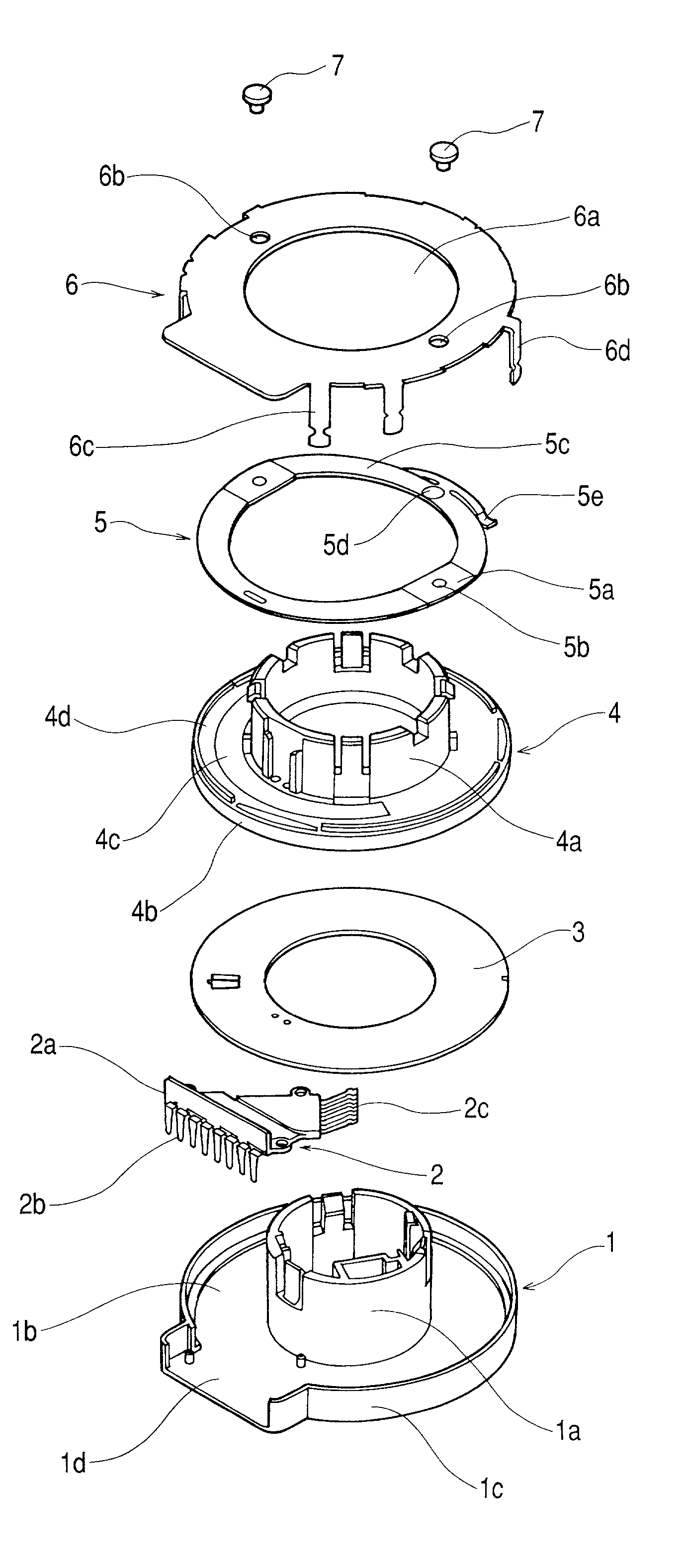 Rotary switch having click mechanism