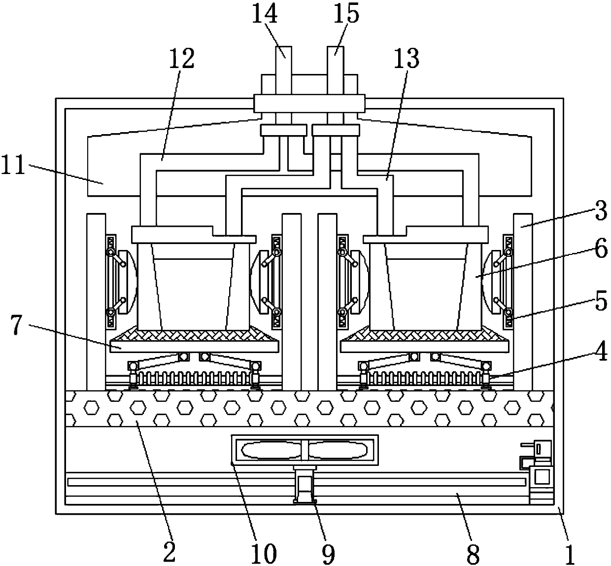 All-terrain vehicle storage battery heat dissipation mounting box