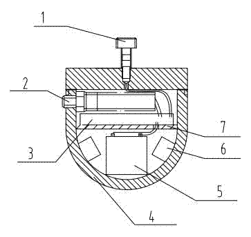 Emergency ejection device of underwater glider