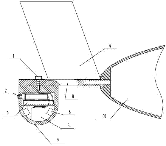 Emergency ejection device of underwater glider