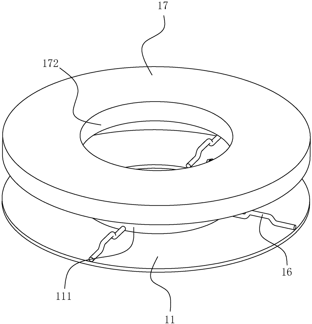 Pile head breaking and cutting device for bridge cast-in-place pile and using method