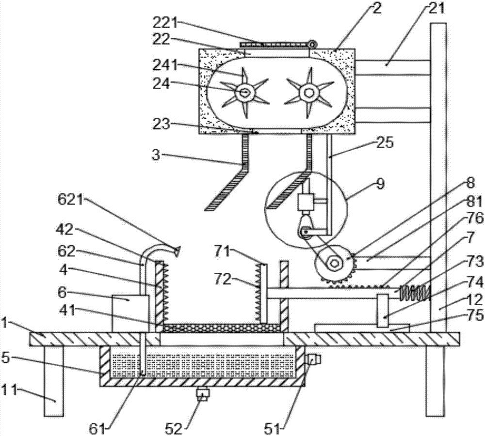 Energy-saving environment-friendly paper disposal device