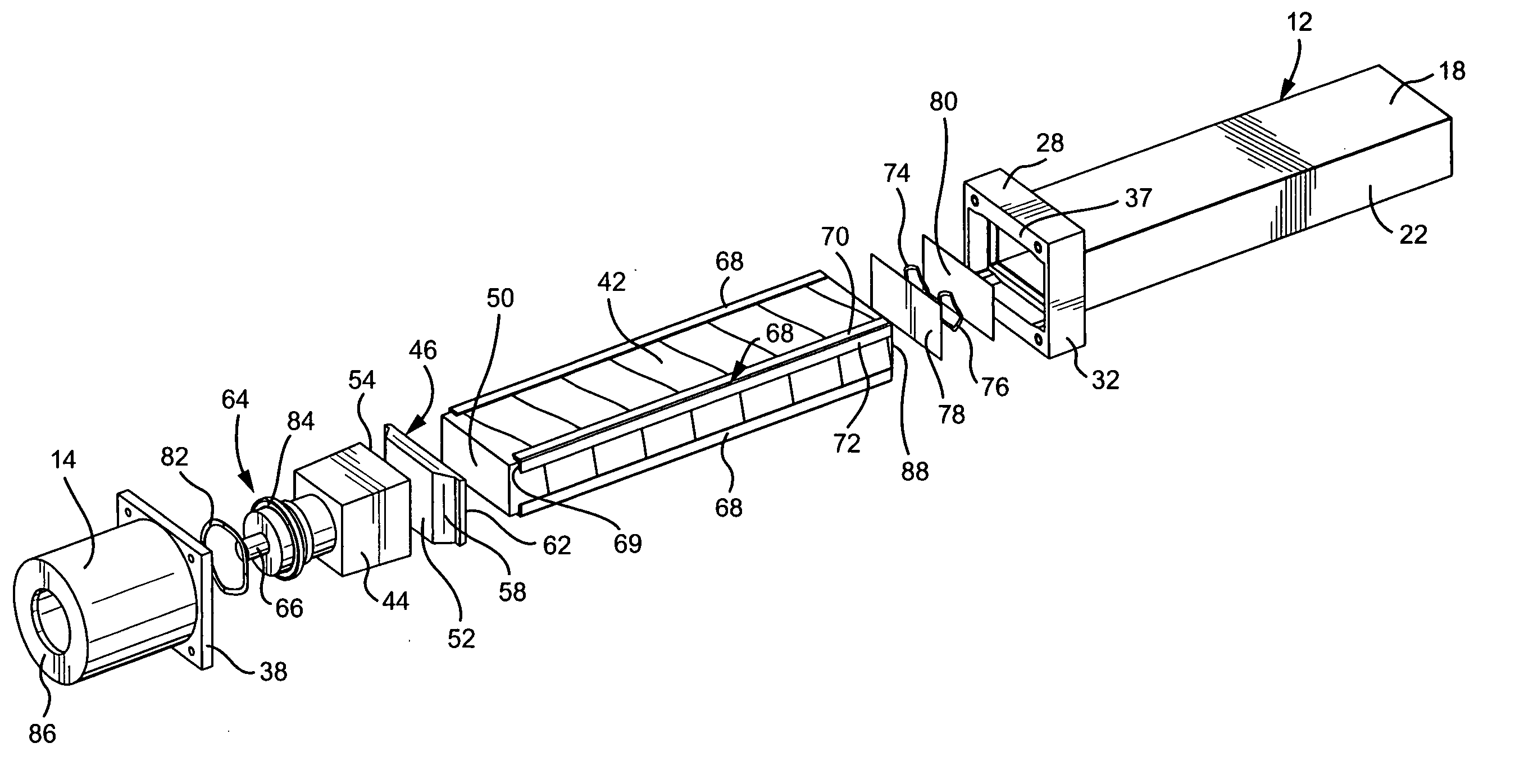 Ruggedized scintillation detector for portal monitors and light pipe incorporated therein