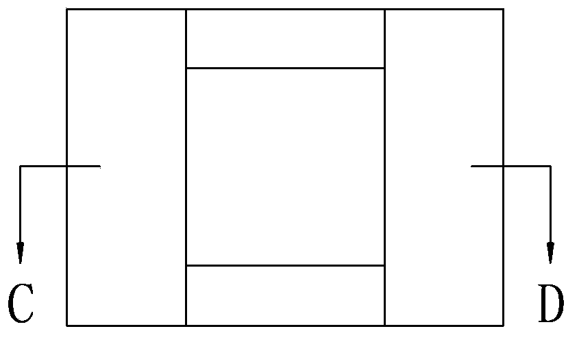 Laser processing clamp of medium substrate and application method thereof