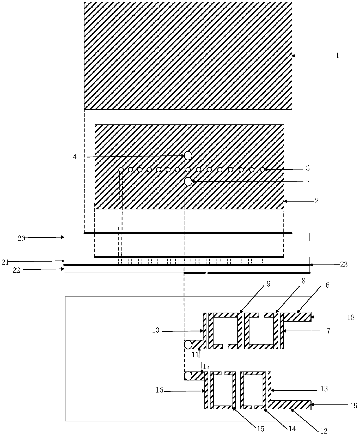 Filter duplex antenna based on open-loop resonator