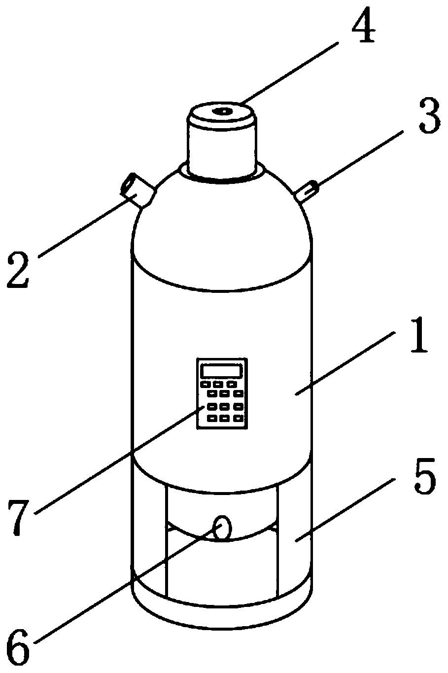 Cement-based floor polymer waterproof coating, preparation method and equipment