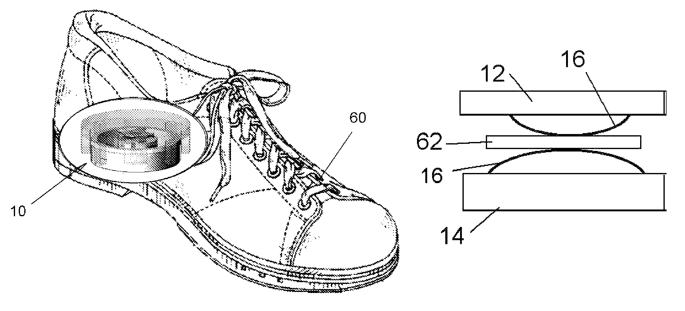 Device for mechanical weight bearing indication with load range capability