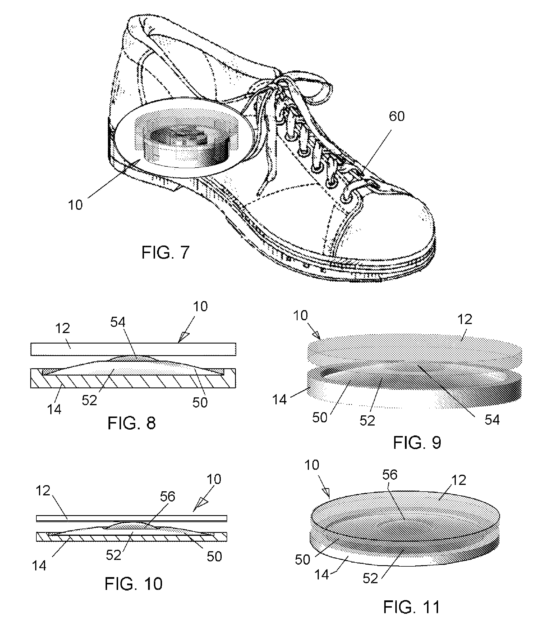 Device for mechanical weight bearing indication with load range capability