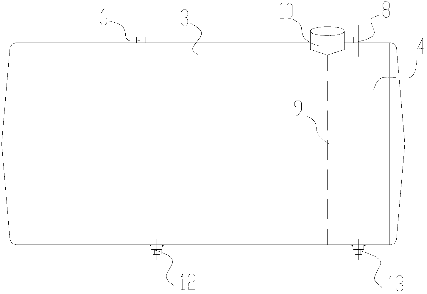 Oil supply system of dual-cavity fuel tank in heavy truck