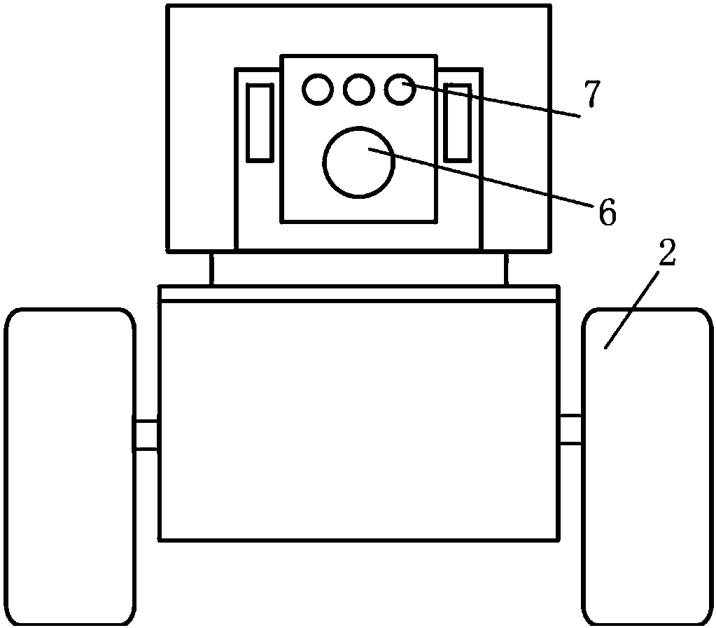 Modular operating machinery platform for small-pipe-diameter water supply pipeline